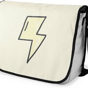 بوناميزون شنطة ماسنجر مدرسية مطبوعة رقميا للطلاب، شنطة كروس بودي وشنطة ساعي، شنطة كتف للمدرسة، العودة الى المدرسة، المقاس: 29 × 36 سم، ألوان متعددة