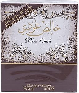 عطر خالص عودي - او دي بارفان 100 مل - مع مزيل عرق مجاني 50 مل، للجنسين