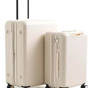 فيرا برادلي مجموعة شنط سفر صلبة مكونة من قطعتين للنساء