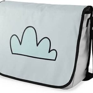 بوناميزون شنطة ماسنجر مدرسية مطبوعة رقميا للطلاب، شنطة كروس بودي وشنطة ساعي، شنطة كتف للمدرسة، العودة الى المدرسة، المقاس: 29 × 36 سم، ألوان متعددة