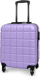 شنطة اطلس المقصورة من افيو 45×36×20 سم - شنطة امتعة خفيفة الوزن مزدوجة العجلات مع قفل كومبي، 3 جيوب داخلية، مقبض تلسكوبي مع 3 ارتفاعات - هيكل متين من مادة ABS ريان اير، ايزي جيت، الخطوط الجوية