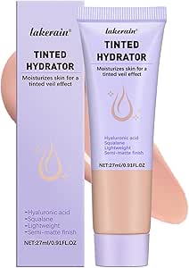 كريم اساس بي من ازوني مرطب ملون بلمسة نهائية غير لامعة وكونسيلر بتغطية كاملة وجه لتصحيح لون البشرة للنساء مقاوم للماء لجميع انواع