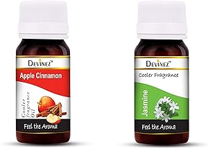 عطر تفاح القرفة + مبرد الياسمين من ديفانيز، 60 مل لكل عبوة