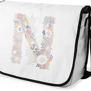 بوناميزون شنطة ماسنجر مدرسية مطبوعة رقميا للطلاب، شنطة كروس بودي وشنطة ساعي، شنطة كتف للمدرسة، العودة الى المدرسة، المقاس: 29 × 36 سم، ألوان متعددة