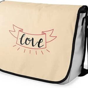 بوناميزون شنطة ماسنجر مدرسية مطبوعة رقميا للطلاب، شنطة كروس بودي وشنطة ساعي، شنطة كتف للمدرسة، العودة الى المدرسة، المقاس: 29 × 36 سم