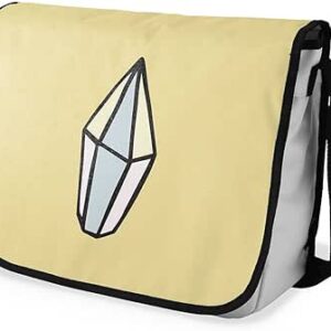 بوناميزون شنطة ماسنجر مدرسية مطبوعة رقميا للطلاب، شنطة كروس بودي وشنطة ساعي، شنطة كتف للمدرسة، العودة الى المدرسة، المقاس: 29 × 36 سم، ألوان متعددة