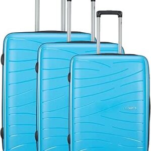 سكاي باجز مجموعة عربة بعجلات صلبة بـ 8 عجلات من ماكس/متوسط/كبير، ازرق، كاجوال, أزرق, كاجوال، بلاستيك