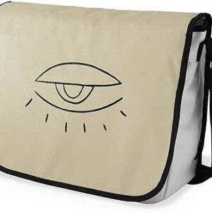 بوناميزون شنطة ماسنجر مدرسية مطبوعة رقميا للطلاب، شنطة كروس بودي وشنطة ساعي، شنطة كتف للمدرسة، العودة الى المدرسة، المقاس: 29 × 36 سم، ألوان متعددة