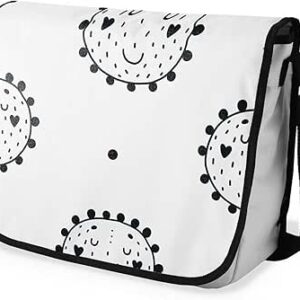 بوناميزون شنطة ماسنجر مدرسية مطبوعة رقميا للطلاب، شنطة كروس بودي وشنطة ساعي، شنطة كتف للمدرسة، العودة الى المدرسة، المقاس: 29 × 36 سم