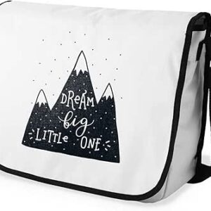 بوناميزون شنطة ماسنجر مدرسية مطبوعة رقميا للطلاب، شنطة كروس بودي وشنطة ساعي، شنطة كتف للمدرسة، العودة الى المدرسة، المقاس: 29 × 36 سم، ألوان متعددة