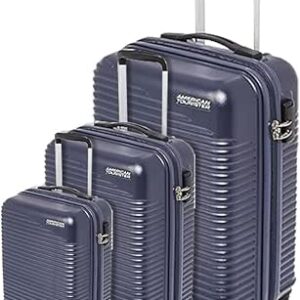 أمريكان توريستر حقائب سفر سكي بارك سبينر ، مجموعة من 3 ، مقاس 55 68 78 ، كحلي، بولي بروبيلين (PP)