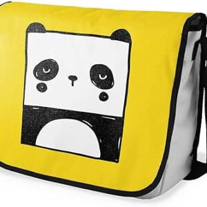 بوناميزون شنطة ماسنجر مدرسية مطبوعة رقميا للطلاب، شنطة كروس بودي وشنطة ساعي، شنطة كتف للمدرسة، العودة الى المدرسة، المقاس: 29 × 36 سم