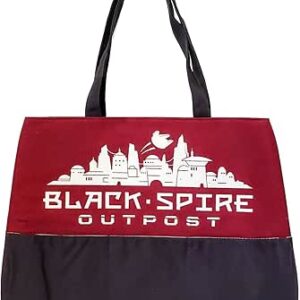 ديزني - ستار وورز جالاكسي ايدج - بلاك سباير اوتبوست - حقيبة كبيرة توت قماشية، متعددة الالوان