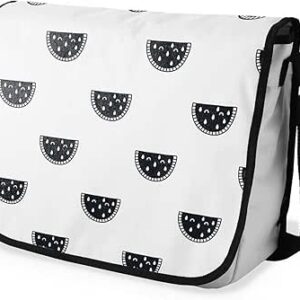 بوناميزون شنطة ماسنجر مدرسية مطبوعة رقميا للطلاب، شنطة كروس بودي وشنطة ساعي، شنطة كتف للمدرسة، العودة الى المدرسة، المقاس: 29 × 36 سم