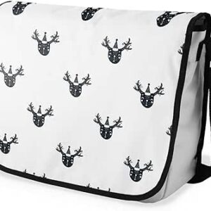 بوناميزون شنطة ماسنجر مدرسية مطبوعة رقميا للطلاب، شنطة كروس بودي وشنطة ساعي، شنطة كتف للمدرسة، العودة الى المدرسة، المقاس: 29 × 36 سم، ألوان متعددة