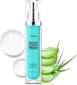 سيلكين علاج نتوءات الحلاقة: سدادة نتوءات الحلاقة للنساء والرجال، تركيبة مطورة - سيروم للبشرة بعد الحلاقة فانيش للمناطق الحساسة