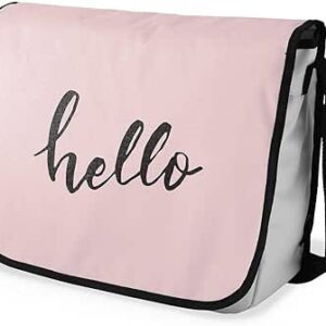 بوناميزون شنطة ماسنجر مدرسية مطبوعة رقميا للطلاب، شنطة كروس بودي وشنطة ساعي، شنطة كتف للمدرسة، العودة الى المدرسة، المقاس: 29 × 36 سم، ألوان متعددة