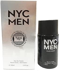 عطر او دي تواليت كولون ان واي سي برائحة ذكورية طبيعية للرجال من هايبرد اند كومباني - 3.4 اونصة سائلة