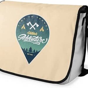 بوناميزون شنطة ماسنجر مدرسية مطبوعة رقميا للطلاب، شنطة كروس بودي وشنطة ساعي، شنطة كتف للمدرسة، العودة الى المدرسة، المقاس: 29 × 36 سم