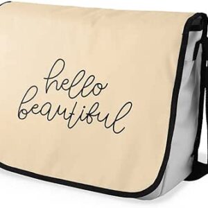 بوناميزون شنطة ماسنجر مدرسية مطبوعة رقميا للطلاب، شنطة كروس بودي وشنطة ساعي، شنطة كتف للمدرسة، العودة الى المدرسة، المقاس: 29 × 36 سم، ألوان متعددة