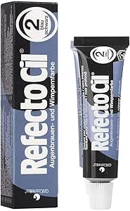 ملون للرموش والحواجب من ريفيكتوسيل، أزرق وأسود 2، 15 مل