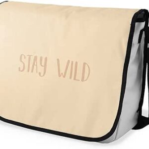 بوناميزون شنطة ماسنجر مدرسية مطبوعة رقميا للطلاب، شنطة كروس بودي وشنطة ساعي، شنطة كتف للمدرسة، العودة الى المدرسة، المقاس: 29 × 36 سم