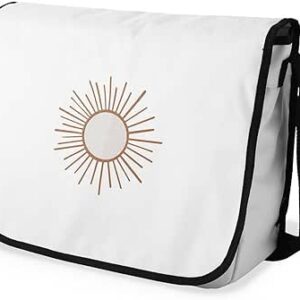 بوناميزون شنطة ماسنجر مدرسية مطبوعة رقميا للطلاب، شنطة كروس بودي وشنطة ساعي، شنطة كتف للمدرسة، العودة الى المدرسة، المقاس: 29 × 36 سم