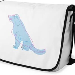 بوناميزون شنطة ماسنجر مدرسية مطبوعة رقميا للطلاب، شنطة كروس بودي وشنطة ساعي، شنطة كتف للمدرسة، العودة الى المدرسة، المقاس: 29 × 36 سم، ألوان متعددة