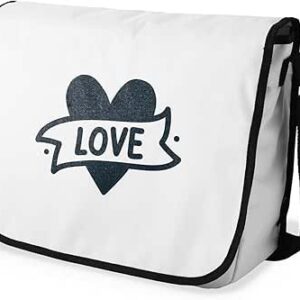 بوناميزون شنطة ماسنجر مدرسية مطبوعة رقميا للطلاب، شنطة كروس بودي وشنطة ساعي، شنطة كتف للمدرسة، العودة الى المدرسة، المقاس: 29 × 36 سم