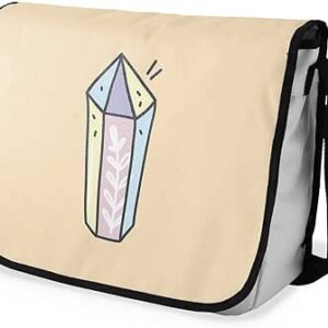 بوناميزون شنطة ماسنجر مدرسية مطبوعة رقميا للطلاب، شنطة كروس بودي وشنطة ساعي، شنطة كتف للمدرسة، العودة الى المدرسة، المقاس: 29 × 36 سم، ألوان متعددة