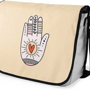 بوناميزون شنطة ماسنجر مدرسية مطبوعة رقميا للطلاب، شنطة كروس بودي وشنطة ساعي، شنطة كتف للمدرسة، العودة الى المدرسة، المقاس: 29 × 36 سم، ألوان متعددة