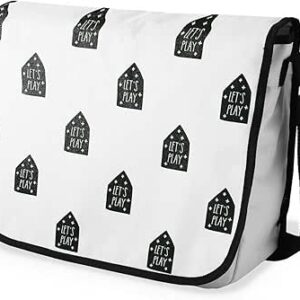 بوناميزون شنطة ماسنجر مدرسية مطبوعة رقميا للطلاب، شنطة كروس بودي وشنطة ساعي، شنطة كتف للمدرسة، العودة الى المدرسة، المقاس: 29 × 36 سم