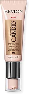 كريم اساس فوتوريدي كانديد بلمسة نهائية طبيعية مع مكونات مضادة للتلوث والاكسدة والضوء الازرق، خال من البارابين والفثالات والعطور من ريفلون، ناتشورال تان، 75 اونصة سائلة، لنوع البشرة الكلة، كل الأنواع