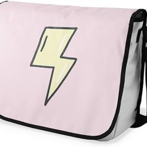 بوناميزون شنطة ماسنجر مدرسية مطبوعة رقميا للطلاب، شنطة كروس بودي وشنطة ساعي، شنطة كتف للمدرسة، العودة الى المدرسة، المقاس: 29 × 36 سم، ألوان متعددة