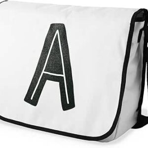 بوناميزون شنطة ماسنجر مدرسية مطبوعة رقميا للطلاب، شنطة كروس بودي وشنطة ساعي، شنطة كتف للمدرسة، العودة الى المدرسة، المقاس: 29 × 36 سم، ألوان متعددة