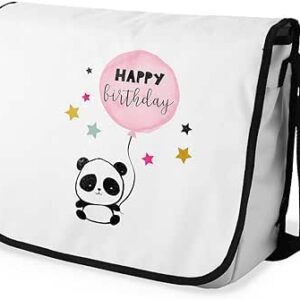 بوناميزون شنطة ماسنجر مدرسية مطبوعة رقميا للطلاب، شنطة كروس بودي وشنطة ساعي، شنطة كتف للمدرسة، العودة الى المدرسة، المقاس: 29 × 36 سم، ألوان متعددة