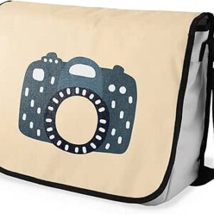 بوناميزون شنطة ماسنجر مدرسية مطبوعة رقميا للطلاب، شنطة كروس بودي وشنطة ساعي، شنطة كتف للمدرسة، العودة الى المدرسة، المقاس: 29 × 36 سم، ألوان متعددة