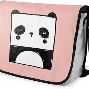 بوناميزون شنطة ماسنجر مدرسية مطبوعة رقميا للطلاب، شنطة كروس بودي وشنطة ساعي، شنطة كتف للمدرسة، العودة الى المدرسة، المقاس: 29 × 36 سم