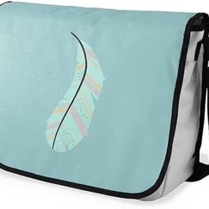 بوناميزون شنطة ماسنجر مدرسية مطبوعة رقميا للطلاب، شنطة كروس بودي وشنطة ساعي، شنطة كتف للمدرسة، العودة الى المدرسة، المقاس: 29 × 36 سم، ألوان متعددة