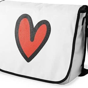 بوناميزون شنطة ماسنجر مدرسية مطبوعة رقميا للطلاب، شنطة كروس بودي وشنطة ساعي، شنطة كتف للمدرسة، العودة الى المدرسة، المقاس: 29 × 36 سم، ألوان متعددة