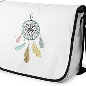 بوناميزون شنطة ماسنجر مدرسية مطبوعة رقميا للطلاب، شنطة كروس بودي وشنطة ساعي، شنطة كتف للمدرسة، العودة الى المدرسة، المقاس: 29 × 36 سم، ألوان متعددة