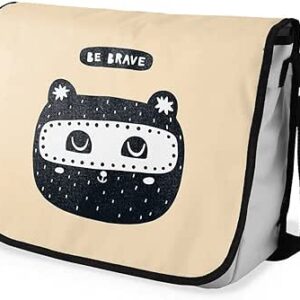 بوناميزون شنطة ماسنجر مدرسية مطبوعة رقميا للطلاب، شنطة كروس بودي وشنطة ساعي، شنطة كتف للمدرسة، العودة الى المدرسة، المقاس: 29 × 36 سم، ألوان متعددة