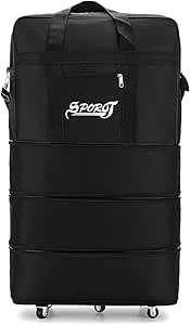 حقيبة سفر قابلة للتوسيع والطي من جوليريتك، شنطة سفر بعجلات قابلة للطي للرجال والنساء