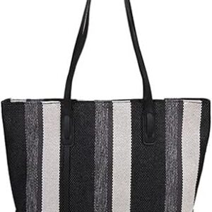 هوبزوزا شنطة يد كبيرة توت قماشية للنساء قابلة لاعادة الاستخدام، شنطة تسوق جمالية صديقة للبيئة