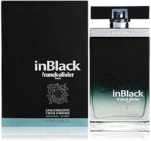 عطر او دي تواليت ان بلاك للرجال من فرانك اوليفر، 50 مل صنع في فرنسا