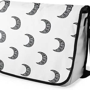 بوناميزون شنطة ماسنجر مدرسية مطبوعة رقميا للطلاب، شنطة كروس بودي وشنطة ساعي، شنطة كتف للمدرسة، العودة الى المدرسة، المقاس: 29 × 36 سم