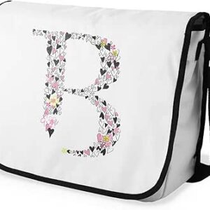 بوناميزون شنطة ماسنجر مدرسية مطبوعة رقميا للطلاب، شنطة كروس بودي وشنطة ساعي، شنطة كتف للمدرسة، العودة الى المدرسة، المقاس: 29 × 36 سم، ألوان متعددة