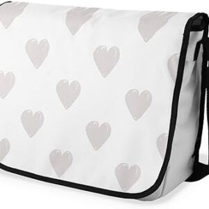 بوناميزون شنطة ماسنجر مدرسية مطبوعة رقميا للطلاب، شنطة كروس بودي وشنطة ساعي، شنطة كتف للمدرسة، العودة الى المدرسة، المقاس: 29 × 36 سم، ألوان متعددة