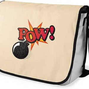 بوناميزون شنطة ماسنجر مدرسية مطبوعة رقميا للطلاب، شنطة كروس بودي وشنطة ساعي، شنطة كتف للمدرسة، العودة الى المدرسة، المقاس: 29 × 36 سم، ألوان متعددة