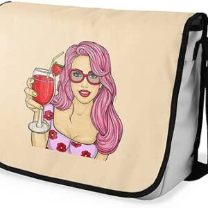 بوناميزون شنطة ماسنجر مدرسية مطبوعة رقميا للطلاب، شنطة كروس بودي وشنطة ساعي، شنطة كتف للمدرسة، العودة الى المدرسة، المقاس: 29 × 36 سم، ألوان متعددة